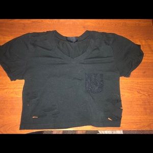 Crop Top With slits